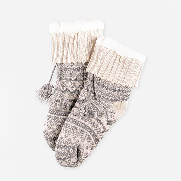 Brakeburn Fairisle Slipper Sock