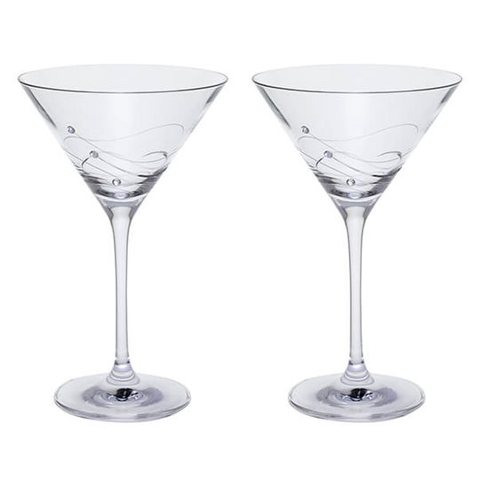 Dartington Glitz Set Of 2 Martini Glasses
