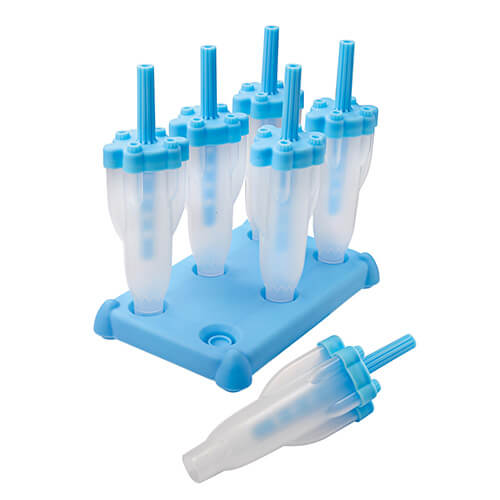 Eddingtons Set Of 6 Rocket Pop Ice Lolly Moulds