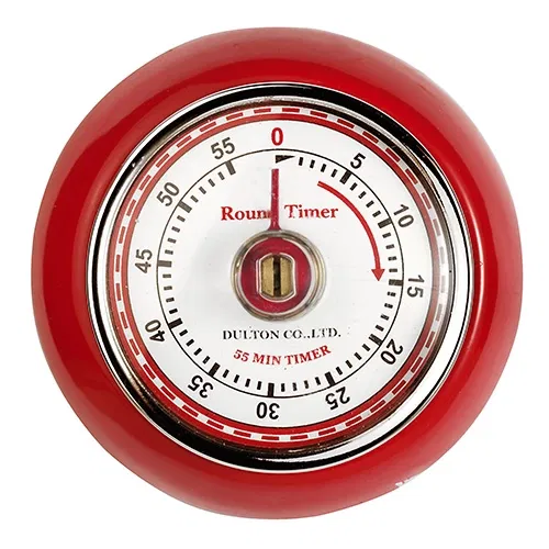 Eddingtons Retro Magnetic Timer Red