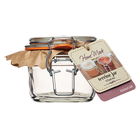 Home Made Glass 125g Terrine Jar Set Of 6