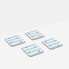 Joules Bee Stripe Coasters Set Of 4