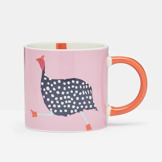 Joules Fowl Pink Mug