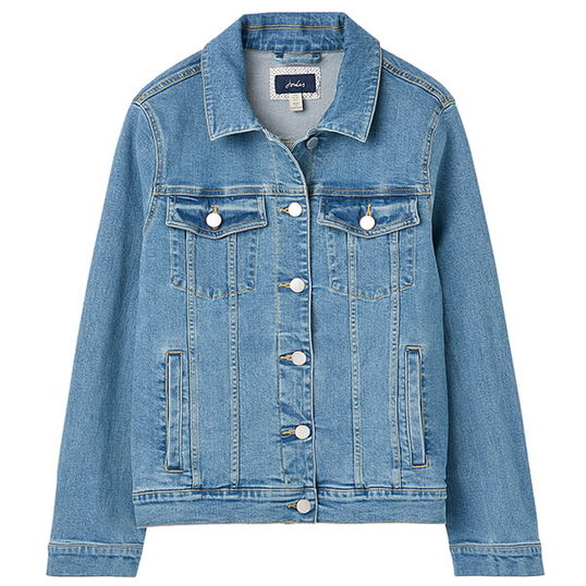 Joules Light Blue Arkley Relaxed Denim Jacket