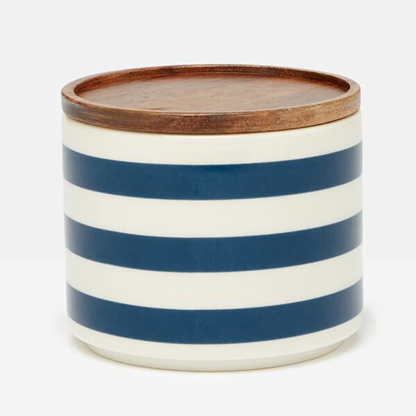 Joules Brightside Stripe Medium Storage Cannister