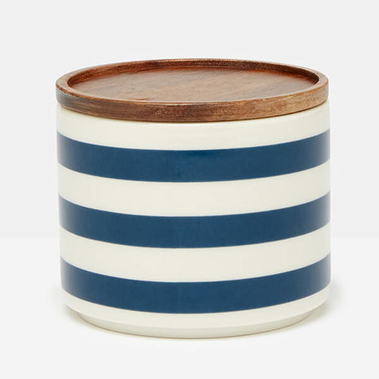 Joules Brightside Stripe Medium Storage Cannister