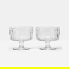 Joules Country Cottage Pressed Glass Bee Mini Desert Bowl Set Of 2