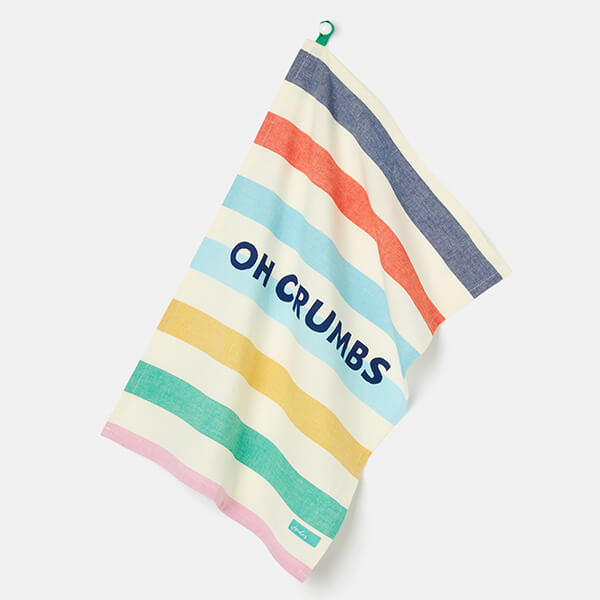 Joules Brightside Oh Crumbs Single Tea Towel