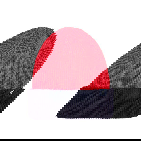 Joules Red Hedley Reversible Knitted Beanie Hat