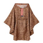 Joules Leopard Tan Milport Poncho