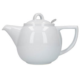 London Pottery Geo Filter 4 Cup Teapot White