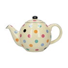 London Pottery Globe 2 Cup Teapot Ivory Multi Spot