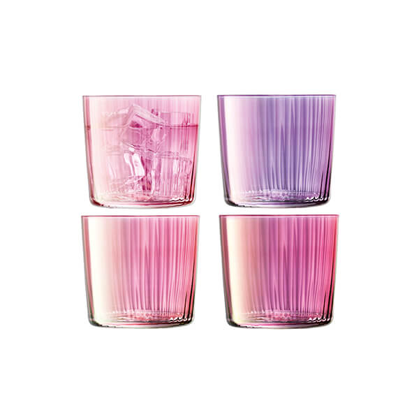LSA Gems Tumbler 310ml Assorted Garnet Set Of 4