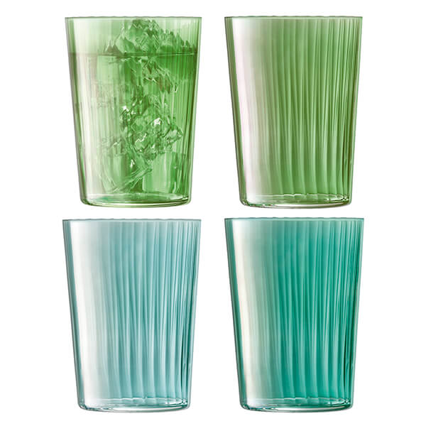 LSA Gems Tumbler 560ml Assorted Jade Set Of 4
