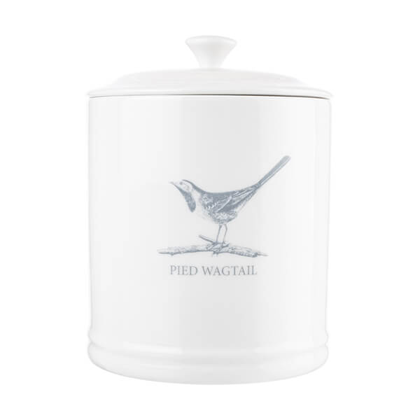 Mary Berry English Garden Tea Canister Pied Wagtail