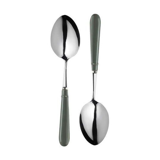 Mary Berry Set Of 2 Serving Spoons Sea Green