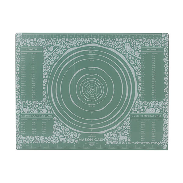 Mason Cash In The Forest Glass Pastry Board 45 x 35cm