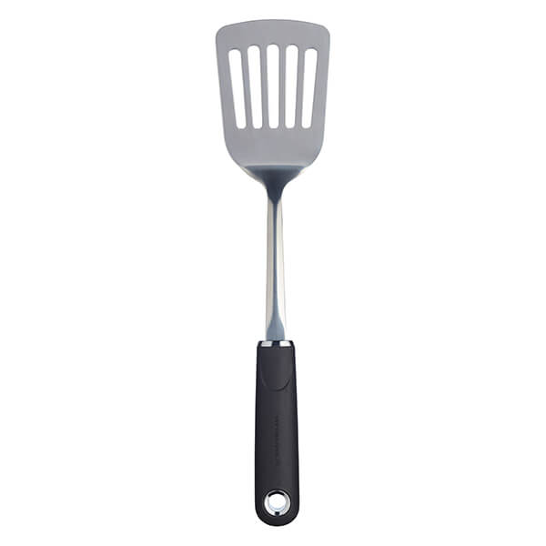 MasterClass Soft Grip Stainless Steel Slotted Turner