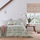 Morris & Co Strawberry Thief Duvet Cover Double Cochineal Pink