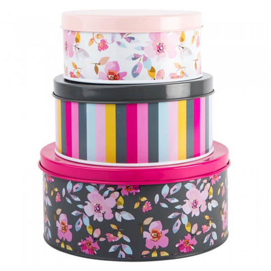 Navigate Gardenia Trio of Nesting Tins