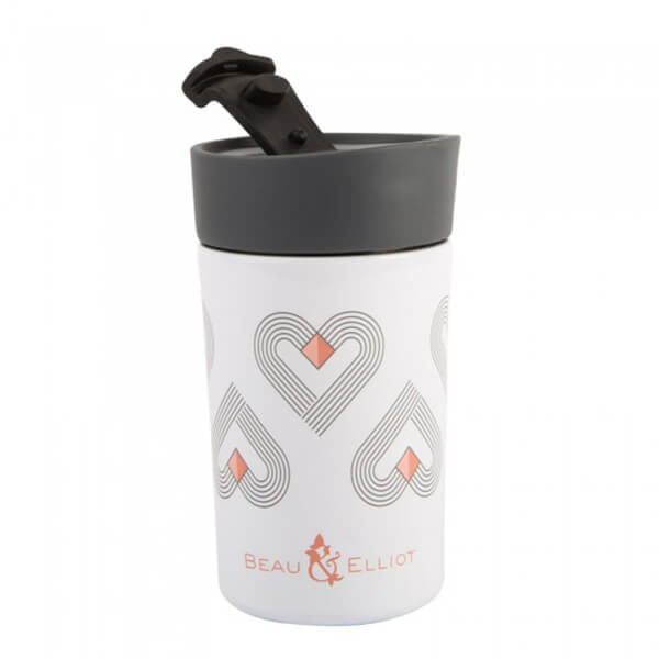 Navigate Beau & Elliot Vibe 300ml Grey Travel Mug