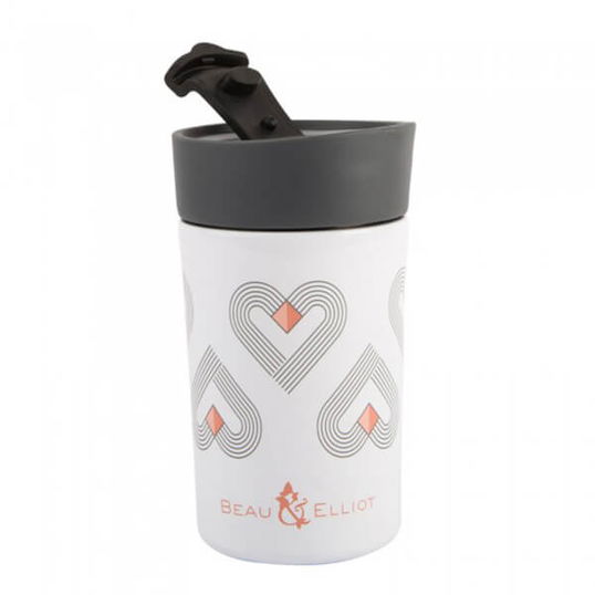 Navigate Beau & Elliot Vibe 300ml Grey Travel Mug