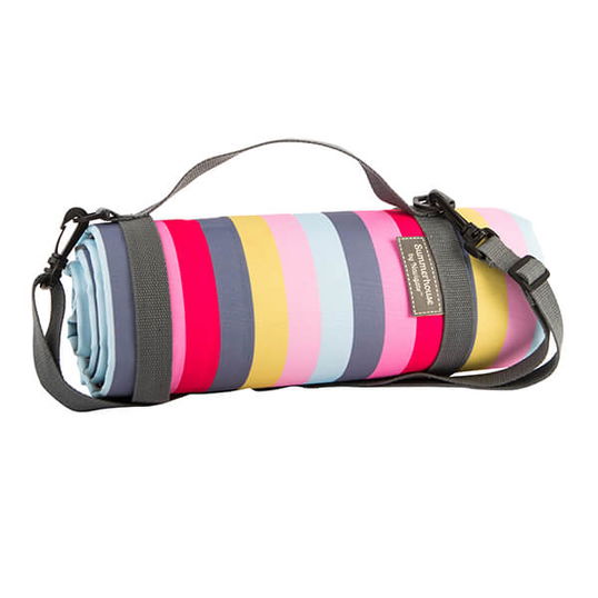 Navigate Gardenia Picnic Blanket Stripe