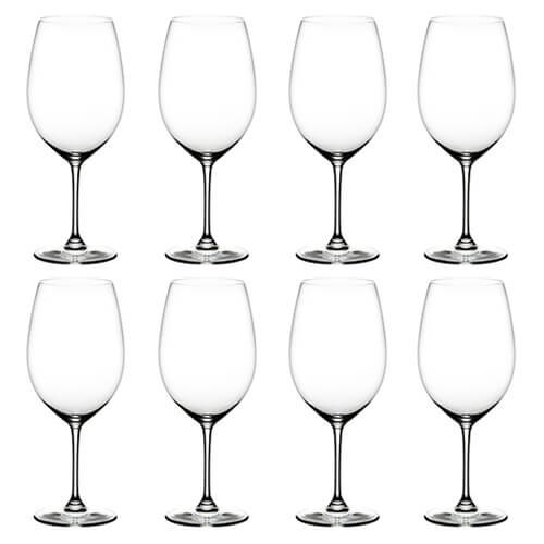 Riedel Vinum Cabernet / Merlot Wine Glass Eight Piece Set
