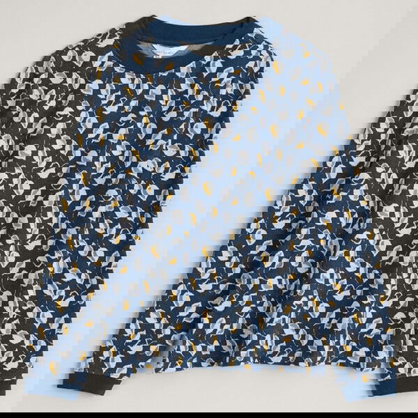 Seasalt Paved Path Top Vintage Leaf Night Pear