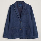 Seasalt Willow Carr Blazer Mid Indigo Wash