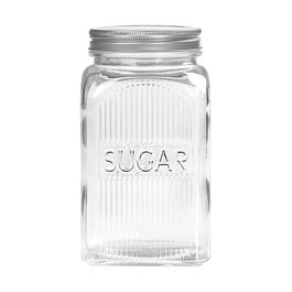 Tala Sugar Glass Jar with Screw Top Lid 1250ml