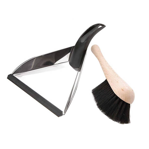 Valet Dustpan & Brush With Mixed Fibre Bristles
