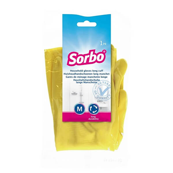 Sorbo Household Strong Gloves Medium Yellow