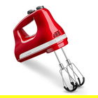 KitchenAid 6 Speed Hand Mixer Flex Edge Empire Red