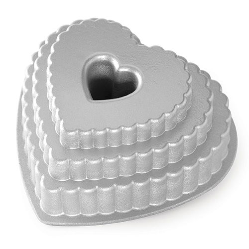 Nordic Ware Tiered Heart Bundt Pan