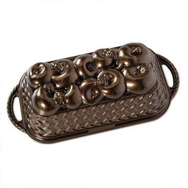 Nordic Ware Apple Baskets Pan Bronze