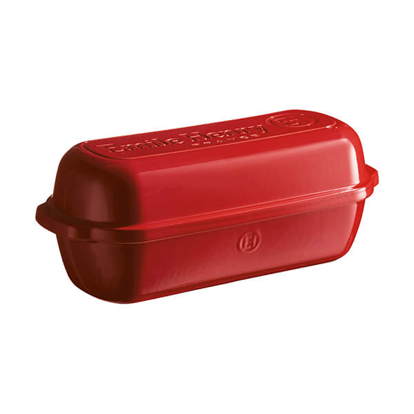 Emile Henry Burgundy Large Bread Loaf Baker 4.5L