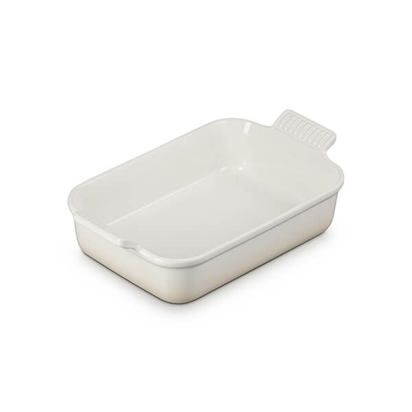 Le Creuset Meringue Stoneware Medium 26cm Heritage Rectangular Dish