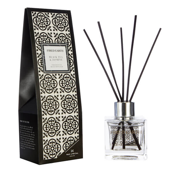 Fired Earth by Wax Lyrical Reed Diffuser 100ml Black Tea & Jasmine