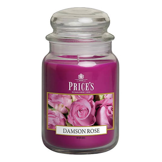 Prices Fragrance Collection Damson Rose Large Jar Candle