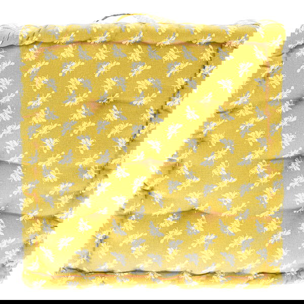 Walton & Co Ochre Bee Mattress Cushion