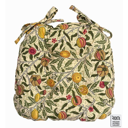 William Morris Fruit Piped Seat Pad