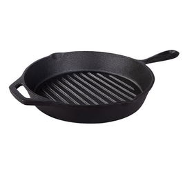 Tramontina Pre-Seasoned 26cm Cast Iron Griddle Pan