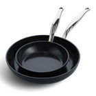 GreenPan Barcelona Pro Aluminium Non-Stick 20cm & 28cm Frying Pan Set with Pan Protector Sheet