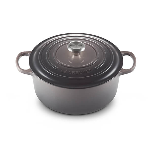 Le Creuset Signature Flint Cast Iron 24cm Round Casserole