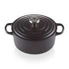 Le Creuset Signature Satin Black Cast Iron 28cm Round Casserole