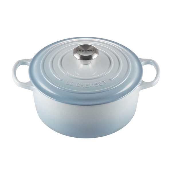 Le Creuset Signature Coastal Blue Cast Iron 28cm Round Casserole