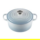 Le Creuset Signature Coastal Blue Cast Iron 28cm Round Casserole
