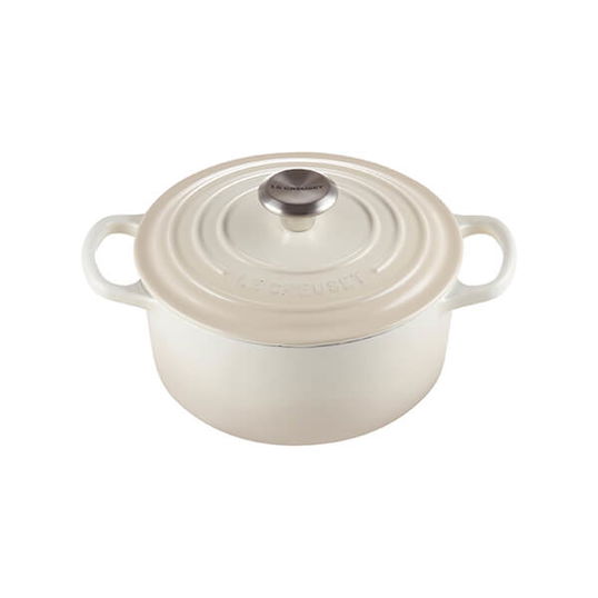 Le Creuset Signature Meringue Cast Iron 20cm Round Casserole