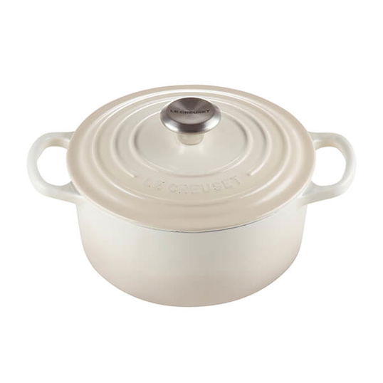 Le Creuset Signature Meringue Cast Iron 28cm Round Casserole